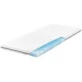 Produktbild: RAVENSBERGER Matratzen, Topper Geltopper Gel-LUX, 7 cm hoch, Gelschaum, mit Baumwoll-Doppeltuch-Bezug blau 180 cm x 200 cm x 7 cm