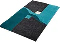 Produktbild: Erwin Müller Badematte Athen, Badteppich, Badvorleger rutschhemmend türkis Größe 80x140 cm - kuscheliger Hochflor, für Fußbodenheizung geeignet (weitere Größen)