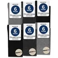Produktbild: OCCULTO Basicsocken Socken Herren ohne Naht ohne Gummibund 6er Pack (Modell: Oliver) (6-Paar) grau 47-50