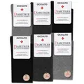 Produktbild: Occulto Socken Herren ohne Naht ohne Gummibund Baumwolle 6er Pack (Modell: Oliver) GreyMix 47-50