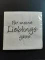 Produktbild: * Servietten 20er 33x33cm 3 - lagig / Schriftzug - 2 Varianten