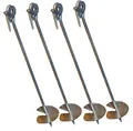 Produktbild: Loggyland Bodenanker eindrehbar für Schaukel etc. 58 cm verzinkt (4er-Set)
