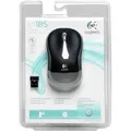 Produktbild: Logitech M 185 Cordless Notebook Mouse USB schwarz / grau - Grau