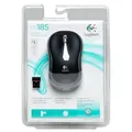 Produktbild: Logitech M 185 Cordless Notebook Mouse USB schwarz / grau
