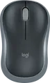 Produktbild: Logitech M185 Maus optisch 3 Tasten drahtlos 2,4 GHz kabelloser Empfänger (USB) Grau (910-002238)