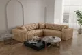 Produktbild: Ecksofa Designersofa CHANTAL in Stoff Opera Velvet Beige Seite Universal