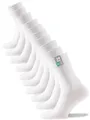 Produktbild: Cotton Prime Basic Socken Herren & Damen Baumwollsocken (10 Paar) Klassische Socken mit Baumwolle, Weiss, Gr. 43-46
