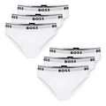 Produktbild: BOSS Herren Power Slips Briefs Unterhosen Cotton Stretch 6er Pack, Farbe:Weiß, Wäschegröße:XL, Artikel:-100 White