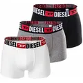 Produktbild: Diesel Boxer Herren Boxershort 3er Pack Baumwolle (Packung, 3er Pack) grau|schwarz S