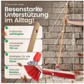 Produktbild: Novaliv Ersatzbürste 19525-2xStuck, (2-tlg), 2X Strassenbesen 60 cm Besenkopf I Besen ohne Stiel I Elaston rot I In rot