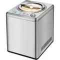Produktbild: Eismaschine Profi Plus edelstahl (gebürstet), für 2.500ml Eiscreme, 250 Watt Kompressor