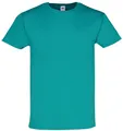 Produktbild: Fruit of the Loom - Iconic 195 Ringspun Premium T | T-Shirt Herren & Damen - 100% Baumwolle, hochwertig & weich, ideal für den Alltag, Farbe:Ocean Teal, Größe:L