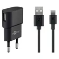 Produktbild: Goobay USB-A Ladegerät mit USB-C Kabel (5 W, 1 Port) (45298)
