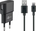 Produktbild: Goobay 45298 Ladegerät für Mobilgeräte Indoor Schwarz (45298)