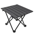 Produktbild: Campingtisch klappbar mit Tasche - 40x35 cm - Universal Garten Klapp Reise Tisch