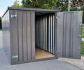 Produktbild: 4m Gartenhäuschen Gartenhaus Lagerbox Quarzgrau abschließbar Geräteschuppen Box