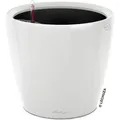 Produktbild: Lechuza Übertopf CLASSICO LS 28, weiß hochglanz, Ø 29 x 26 cm, aus Kunststoff, für innen und außen, Wasserspeicher und Innentopf