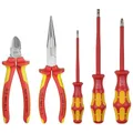 Produktbild: KNIPEX VDE-Werkzeugsatz Zangenset 5 teilig