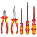Produktbild: KNIPEX VDE-Werkzeugsatz Zangenset 5 teilig