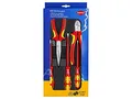 Produktbild: 00 20 13 Set: Zangen, Schraubendreher isoliert für Elektriker 5Stk. KNIPEX