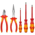 Produktbild: KNIPEX VDE-Werkzeugsatz Zangenset 5 teilig