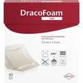 Produktbild: Dracofoam Haft Schaumstoff Wundauflage 7.5x7.5cm 10 ST