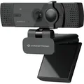 Produktbild: Conceptronic AMDIS -UltraHD Autofokus-Webcam mit Doppel- Mikrofon (8.60 Mpx) (AMDIS07B)