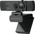 Produktbild: Conceptronic AMDIS07B - Webcam - Farbe - 8,3 MP - 3840 x 2160 - 4K - feste Brennweite - Audio - USB 2.0 - MJPEG, YUY2 - Gleichstrom 5 V