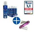 Produktbild: 12 x WP Bremsenreinigerspray 500 ml + Multi-Tool Kugelkopf-Innensechskant-Schlüs