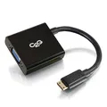 Produktbild: C2G HDMI®-Stecker auf VGA-Buchse Adapter – Full HD 1080p HDMI auf VGA Dongle – Schwarz