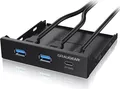 Produktbild: GRAUGEAR USB-HUB Multi Front Panel, USB 3.2 Gen2 Type-C