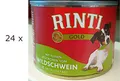 Produktbild: 24 x 185 g RINTI Gold mit feinen Stückchen vom Wildschwein (€ 8,32/kg)