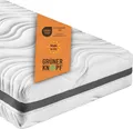 Produktbild: ergonomische 7-Zonen Federkernmatratze mit Kaltschaumauflage, 80 x 200 cm, 18 cm, H4, sleepling Comfort 130