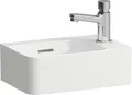Produktbild: LAUFEN VAL Handwaschbecken, 1 Hahnloch rechts, mit Überlauf, 340x220mm, H8152804001061
