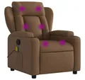 Produktbild: vidaXL Sessel Massagesessel Braun Stoff (1-St)
