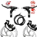 Produktbild: Fahrrad-Scheibenbremsen-Kit, 160 mm, Aluminium, werkzeuglos einstellbar