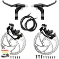 Produktbild: Fahrradbremsen Kit 160mm Alu Vorder Hinterrad Mechanisch Werkzeug