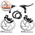 Produktbild: Fahrradbremsen Kit 2x Alu Sattel 160mm Rotoren Werk
