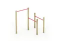 Produktbild: Wickey Turnreck FIT Base 505 - Spielgerät & Calisthenics-Station - Kinder & Erwachsene, (Kraftstation, Fitnessstation, Sportgeräte für zuhause, Workout, Krafttraining, Gymtower, Fitnessturm, Für Kraft, Koordination & Spielspaß für Kinder & Erwachsene bis 100 kg), Witterungsbeständig mit 5 Jahren Garantie auf Holz- und HDPE-Teile*