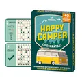 Produktbild: moses. Happy Camper, Logikrätsel mit Suchtfaktor für unterwegs, 40 Wiederverwendbare Karten mit Wegwischstift, Denksportaufgaben in 3 Schwierigkeitsstufen für Jugendliche und Erwachsene