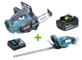 Produktbild: Makita DUH523Z Akku-Heckenschere + DUC122Z Akku-Kettensäge + 1x Akku 3Ah + Lader