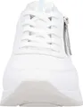 Produktbild: Rieker Damen Sneaker Leder Reißverschluss lose Einlagen leicht rutschfest W2402, Größe:39 EU, Farbe:Weiß