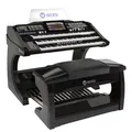 Produktbild: Orgel PERGAMON OAX1000LS Schwarz Metallic, 76/25 Tasten, 13.3'' Touch-Display