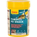Produktbild: sera Tubifex FD Snack 100 ml (12 g) | gefriergetrocknete 100% Tubifex | natürlicher proteinreicher Snack für fleischfressende Zierfische | fördert Wachstum & Regeneration