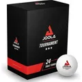Produktbild: JOOLA Tischtennisbälle Tournament Selektierte 40+mm Durchmesser, 3-Stern Premium Tischtennis Bälle Indoor und Outdoor Kompatibel, Weiß, 24 Stück