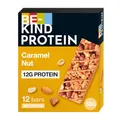 Produktbild: BE-KIND Protein-Riegel, glutenfreier Snack-Riegel, Caramel Nut, hoher Ballaststoffgehalt, Proteinquelle, ohne künstliche Farb-, Aroma- oder Konservierungsstoffe, 12 x 50g