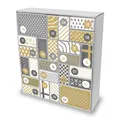 Produktbild: itenga Adventskalender zum Füllen Quader Mix Boxen Weiß Gold Grau Modern Design