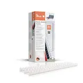 Produktbild: Peach Plastikbinderücken A4 - 14mm - 125 Blatt - 100 Stück - weiß - PB414-01