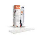 Produktbild: Peach Binderücken 14mm, für je 125 Blatt A4, weiss, 100 Stück - PB414-01