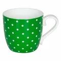 Produktbild: Könitz Little Dots Apple Becher, Tasse, Kaffeetasse, Bone China, Grün, 400 ml